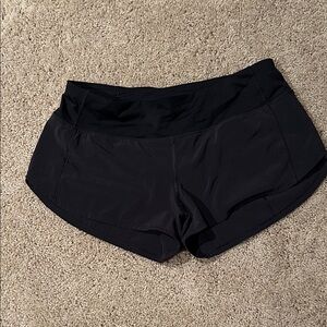 lululemon athletica Women's Black Athletic Shorts